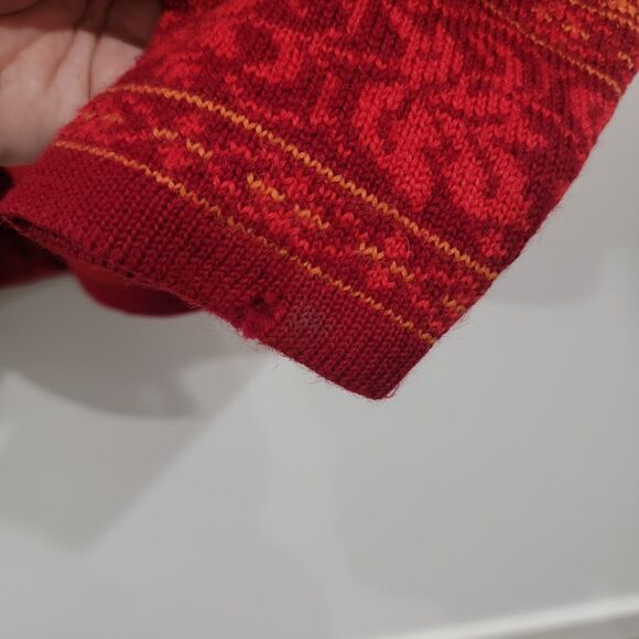 Nordic Design Womens Cardigan Size Medium Fair Isle Wool Regency Cozy Winter - Picture 6 of 9